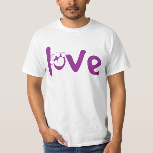 Liefde huisdieren t-shirt (Voorkant)