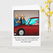 Liefde & Huwelijk Humor Blank Wenskaart Kaart (Gele Bloem)