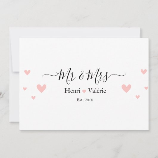 Liefde & Huwelijk Kaart (Voorkant)