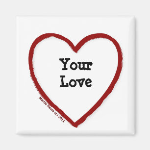 Liefde - I Heart (Fill In) - Magneet