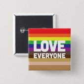 Liefde iedereen Button (Voorkant /achterkant)