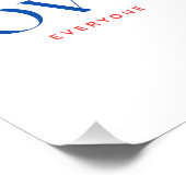 Liefde iedereen foto afdruk (Hoek)