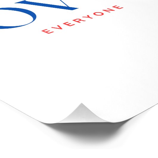 Liefde iedereen foto afdruk (Hoek)