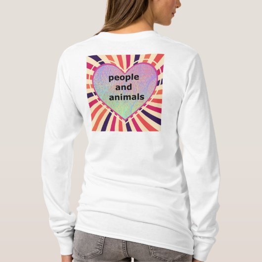 liefde iedereen t-shirt (Achterkant)