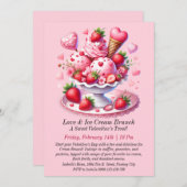 Liefde & ijs brunch kaart (Voorkant / Achterkant)