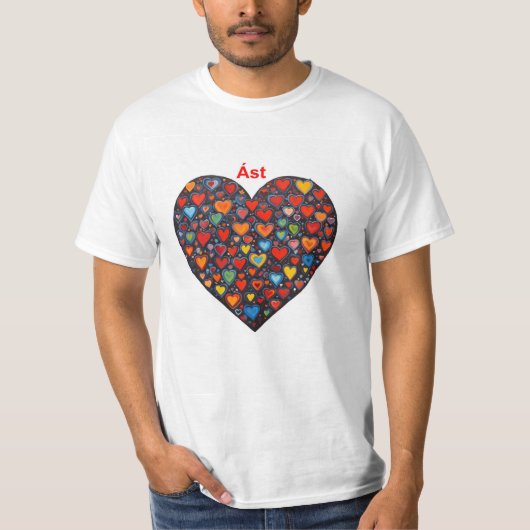 Liefde - IJslands T-shirt (Voorkant)