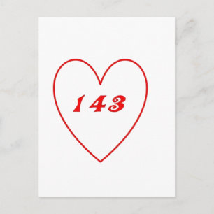 Liefde, ik hou van je briefkaart