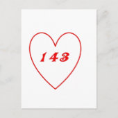 Liefde, ik hou van je briefkaart (Voorkant)