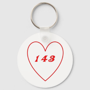 Liefde, ik hou van je sleutelhanger