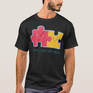 Liefde Ik Hou Van Jouo Stukken meisje T-shirt