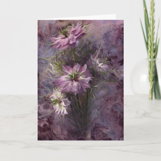 Liefde-in-a-mist Kaart (Voorkant)