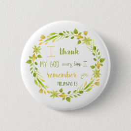 liefde in actie romans 12:9 Christelijk vers Ronde Button 5,7 Cm