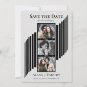 Liefde in Beelden Moderne Foto Save the Date (Voorkant)