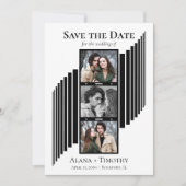 Liefde in Beelden Moderne Foto Save the Date (Voorkant)