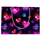 Liefde in beweging: Valentijnsdag Hearts Groot Cadeauzakje (Achterkant)