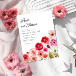 Liefde in Bloei Bloemen Chic Vrijgezellenfeest Uit Kaart