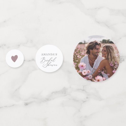 Liefde in bloei bloemenkleurig Vrijgezellenfeest Confetti (Achterkanten)