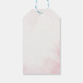 LIEFDE IN BLOEI BRUIDSSCHOONMAALTIJD BEDANKJE CADEAULABEL (Achterkant)