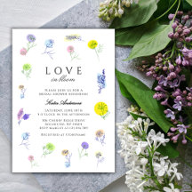 Liefde in bloei Delicate Bloemen Bruidscadeau