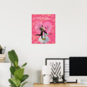 Liefde in bloei Feeën dansen Poster (Thuiskantoor)