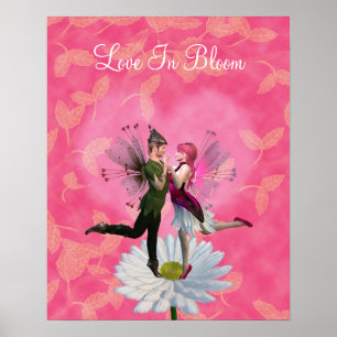 Liefde in bloei Feeën dansen Poster