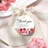 Liefde in Bloei Kleurrijk Vrijgezellenfeest Dank U Bedankjes Labels