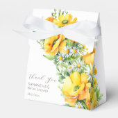 Liefde in bloei lente zomer vrijgezellenfeest bedankdoosjes (Voorkant Zijde)