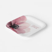 liefde in bloei minimal vrijgezellenfeest Papier Papieren Bordje (Gebogen)