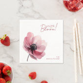 liefde in bloei Minimale vrijgezellenfeest Papier Servet (Insitu)