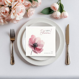 liefde in bloei Minimale vrijgezellenfeest Papier  Servet