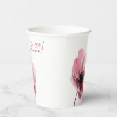 Liefde in bloei Minimale vrijgezellenfeest Papieren Bekers (Rechts)