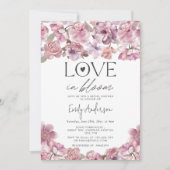 Liefde in bloei Modern bloemig Vrijgezellenfeest Kaart (Voorkant)