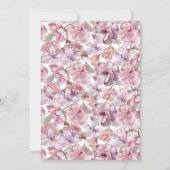 Liefde in bloei Modern bloemig Vrijgezellenfeest Kaart (Achterkant)