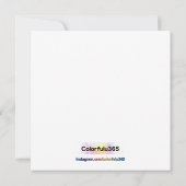 Liefde in bloei - Potted Flowers Kalligrafie Kaart (Achterkant)