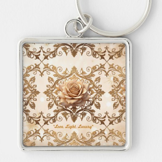 "Liefde in bloei" Sleutelhanger (Voorkant)