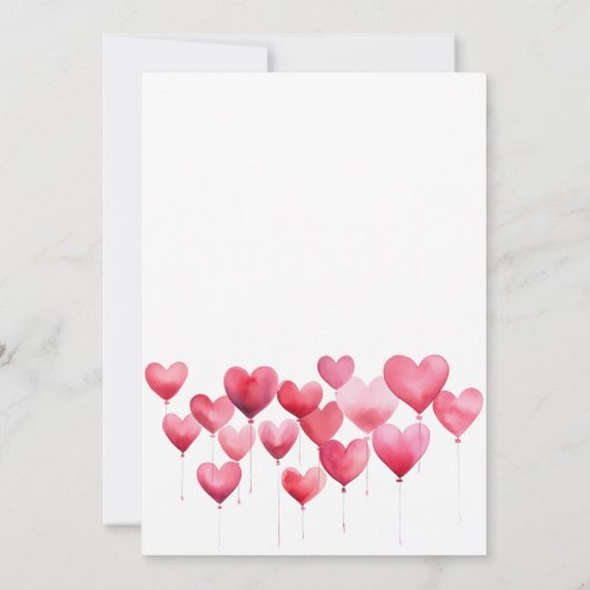 Liefde in bloei Valentijn Thema Koppel Douche Kaart (Achterkant)