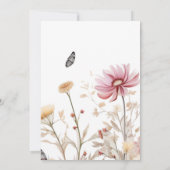 Liefde in bloei Vrijgezellenfeest Bedankkaart (Achterkant)