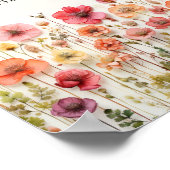 Liefde in bloei Vrijgezellenfeest gunsten teken Poster (Hoek)