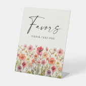 Liefde in bloei Vrijgezellenfeest gunsten voetstuk Reclamebord Met Voetstuk (Voorkant)