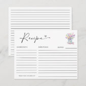 LIEFDE IN BLOEI VRIJGEZELLENFEEST INFORMATIEKAARTJE (Voorkant / Achterkant)