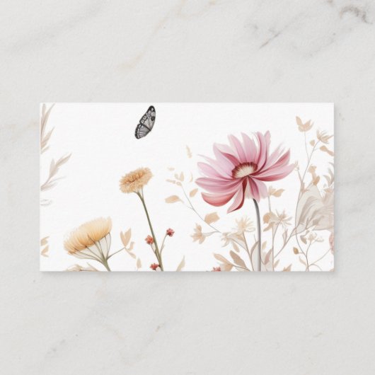 Liefde in bloei Vrijgezellenfeest Informatiekaartje (Achterkant)