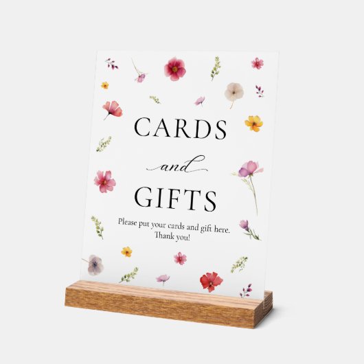 Liefde in bloei Vrijgezellenfeest Kaarten en gesch Acryl Bord (Hoek)