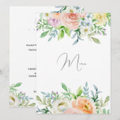 Liefde in bloei, weddenschappen, ontginnen, ontgin menu (Voorkant / Achterkant)