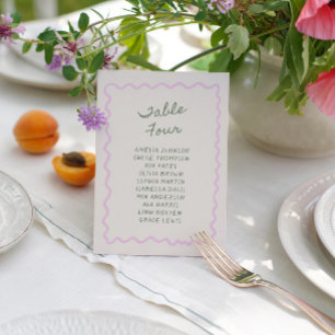 Liefde in Bloei Whimsical Handgeschreven Tafel 4 K Kaart