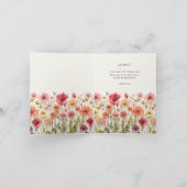 Liefde in Bloei Wil Je Mijn Bruidsmeisje Kaart Zij (Binnen)