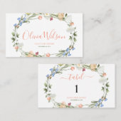 Liefde in bloei Wildflower Plaatskaartje (Voorkant / Achterkant)