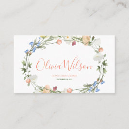 Liefde in bloei Wildflower Plaatskaartje