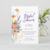 Liefde in Bloei Zomer Wilde Bloem Boho Bloemendouc Kaart (Staand voorkant)