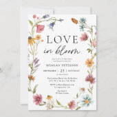 Liefde in bloem Floral Spring Vrijgezellenfeest Kaart (Voorkant)