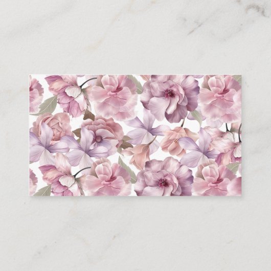 Liefde In Bloem Recept voor de bruid te zijn Informatiekaartje (Achterkant)